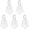 5Pcs 925 Sterling Silver Charms STER-BBC0009-44B-8