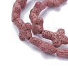 Natural Lava Rock Beads Strands X-G-L498-E12-1