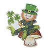 Saint Patrick's Day Opaque Printed Acrylic Pendants MACR-M038-01J-1