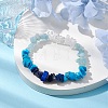 Gemstone Stretch Bracelet BJEW-JB11012-01-2