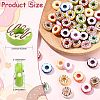 Baking Paint Apaque Acrylic Beads MACR-CJZ0001-06-2