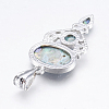 Abalone Shell/Paua Shell Pendants SSHEL-P014-18-2