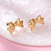 304 Stainless Steel Stud Earrings for Women EJEW-K306-04G-3