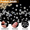 600Pcs 15 Style Electroplate Transparent Glass Beads EGLA-YW0003-08-3