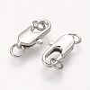 Brass Lobster Claw Clasps KK-KK802-P-2