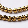 Non-Magnetic Synthetic Hematite Beads Strands X-G-G092-4mm-1-3