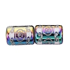 Electroplate Glass Beads EGLA-Q137-01A-Q03-1