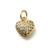 Brass Micro Pave Cubic Zirconia Pendants KK-C090-42G-01-1