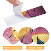 PEVA & Waterproof PVC Plastic Paper Stickers Set DIY-CP0007-99A-4