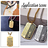 304 Stainless Steel Pendants STAS-UN0013-42P-6
