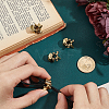 4Pcs Brass European Beads KK-HY0004-67AG-3