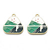 Alloy Enamel Pendants PALLOY-N160-022-1