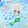 1 Strand Electroplate Transparent Glass Beads Strands EGLA-TADJ0001-15C-6