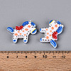Printed Opaque Resin Beads RESI-N043-07A-4