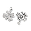 SHEGRACE Brass Clear Cubic Zirconia Pendants XGRQ3K944-564P-2