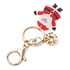 Christmas Theme Printed Acrylic Pendants Keychain KEYC-JKC00887-5