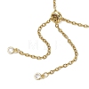 304 Stainless Steel Cable Chain Macrame Pouch Slider Necklace Making NJEW-JN05069-01-3