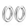 Non-Tarnish 304 Stainless Steel Huggie Hoop Earrings PW-WG92571-26-1