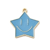 Alloy Enamel Pendants ENAM-F152-05G-02-1