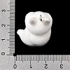 Flocking Opaque Resin Pendants RESI-G128-01O-3