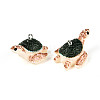 Opaque Resin Pendants RESI-N051-04A-2