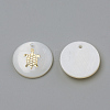 Freshwater Shell Pendants LS-X-SHEL-Q010-005G-2