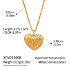 Sweet Design 304 Stainless Steel Heart Pendant Necklaces DY4160-7-1