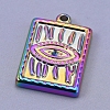 304 Stainless Steel Pendant Rhinestone Setting PW-WGEC079-02-1