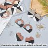 Olycraft DIY Dangle Earring Making Kits DIY-OC0005-93-4