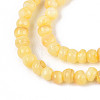 Natural Freshwater Shell Dyed Beads Strands SHEL-T020-29B-08-3