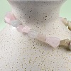 Natural Morganite Bead Stretch Bracelets BJEW-K213-49-4