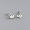 925 Sterling Silver with Synthetic Opal Cartilage Earrings FS-WG3DFDB-05-1