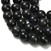 Natural Black Labradorite Beads Strands G-L642-B15-14mm-4