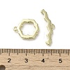 Brass Toggle Clasps KK-C048-01G-4