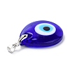 Handmade Evil Eye Lampwork Pendants LAMP-C001-01-3