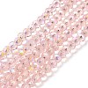 Electroplate Glass Beads Strands LS-EGLA-A034-T10mm-L18-1