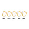Moon Brass Shell Cuff Rings Setting KK-T079-23G-4