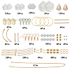 DIY Pedal Drop Earring Making Kits DIY-SC0019-76-2