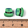Saint Patrick's Day Handmade Polymer Clay Beads CLAY-T023-21-3