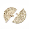 Handmade Reed Cane/Rattan Woven Pendants WOVE-T006-072A-3