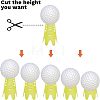 17Pcs Plastic Golf Tee AJEW-CA0001-42-3