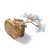 Resin & Natural Aquamarine Model Ornament DJEW-Z001-01B-5