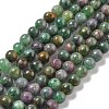 Natural Ruby in Zoisite Beads Strands G-R011-A02-03-2