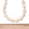 Ocean Sea Turtule Dyed Synthetic Turquoise Beaded Necklaces for Women NJEW-JN06075-5