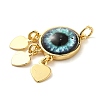 Real 18K Gold Plated Brass Pendants KK-A198-01G-01-2