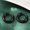 202 Stainless Steel Polishing Hoop Earrings EJEW-M106-02EB-02-1