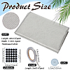 2Bags Nylon Self Adhesive Hook and Loop Fastener Stickers DIY-BC0017-68-2