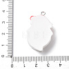 Christmas Opaque Resin Pendants LS-RESI-A049-05B-3
