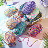 Light Gradient Segment Dyed Polyester Yarn DIY-TADJ0002-005G-7