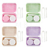 4 Bags 4 Colors Plastic Contact Lens Care Tool Set AJEW-TAD0001-01-1